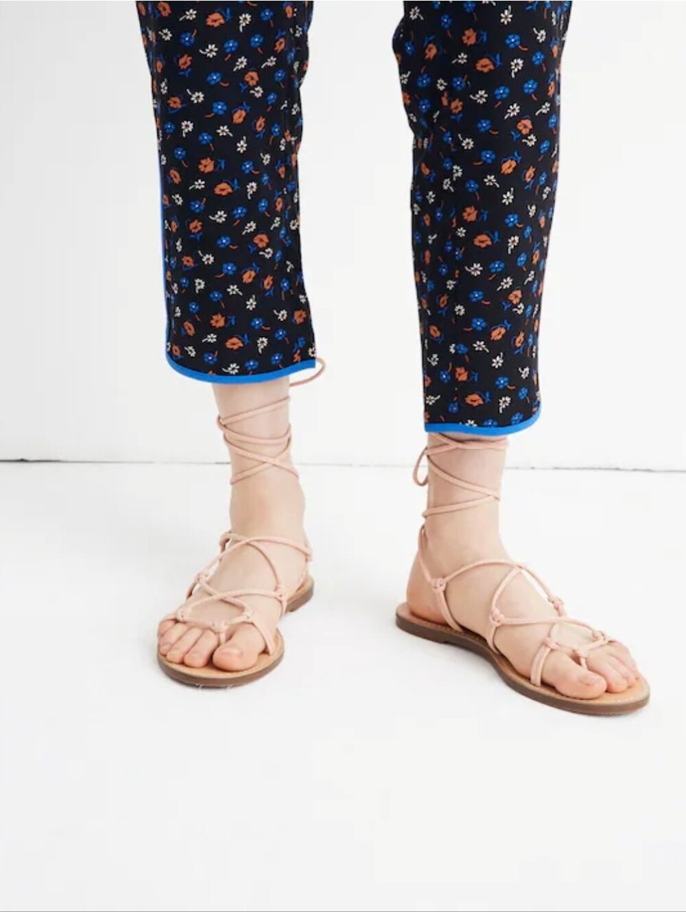 Madewell The Boardwalk Lace-Up Sandal Size 7.5